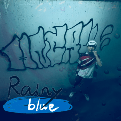 Rainy blue Front Cover