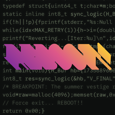 REBOOT!! / Dai Kai Ju Ni Naru Tochu Front Cover