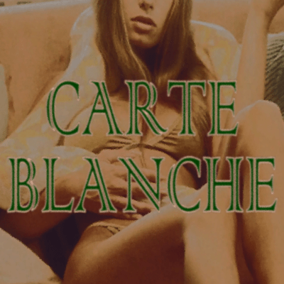 CARTE BLANCHE Front Cover