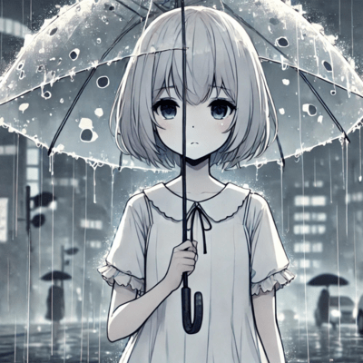 雨と流流 (feat. 可不)のジャケット写真