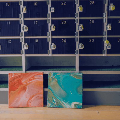 Blue And Orange Front Cover