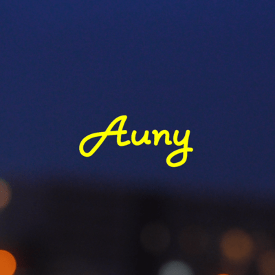 Aunyのジャケット写真