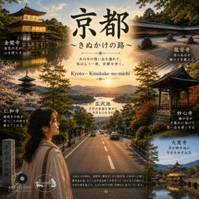 Kyoto - Kinukake-no-michi Front Cover