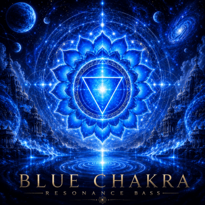 BLUE CHAKRA RESONANCE BASS Front Cover