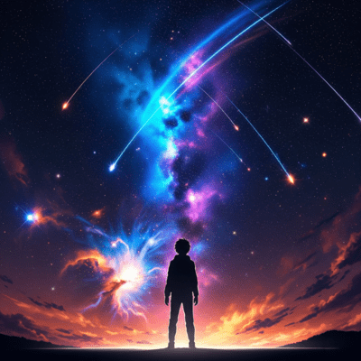 Night Sky Sketchbook Front Cover