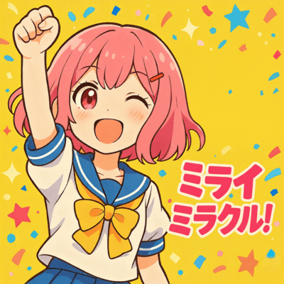 ミライミラクル!のジャケット写真