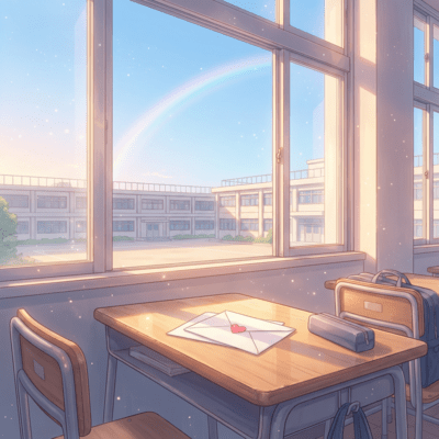 Rainbow Love Letter Front Cover