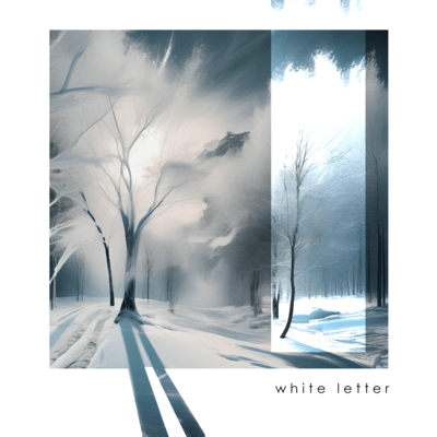white letter Front Cover