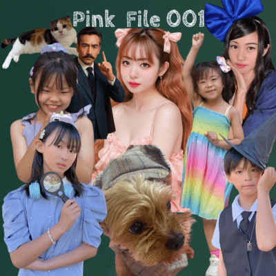 PINKFILE001 Pink Mystery Lab Front Cover