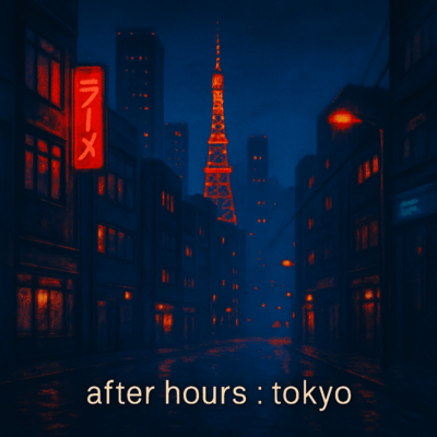 after hours :neon rain Front Cover