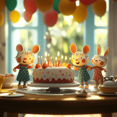 Happy Birthday Front Cover