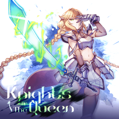 Knights of the Queen (feat. Tenkasu) Front Cover