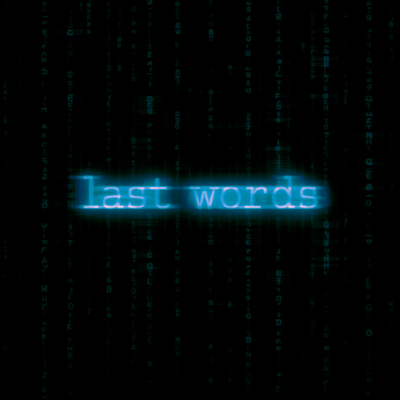 last wordsのジャケット写真