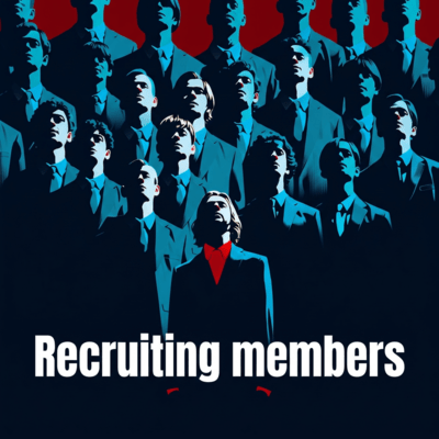 Recruiting members Front Cover