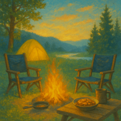 Relaxed Camping and Delicious Cooking Front Cover