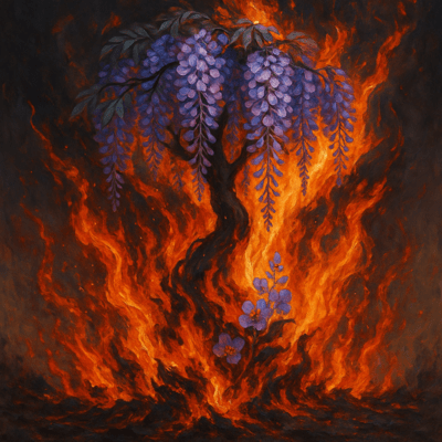 Flourish in Flame Front Cover