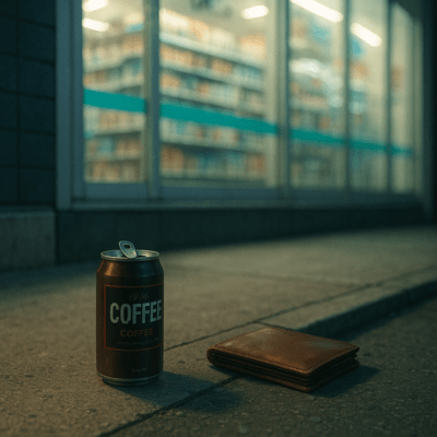 Beside the Convenience Store at 2 A.M. Front Cover