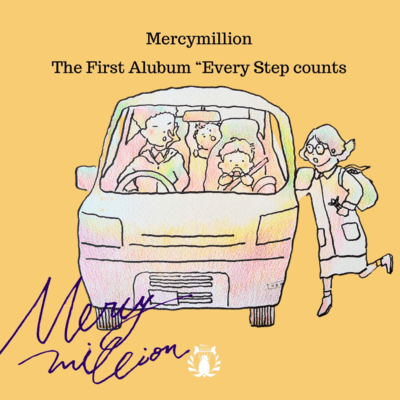 Mercymillion the 1st Alubum /Every Step Counts Front Cover
