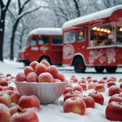 Winter candy apples Front Cover