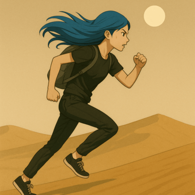 Daytime Moon on the Dunes (feat. TOMAE) Front Cover