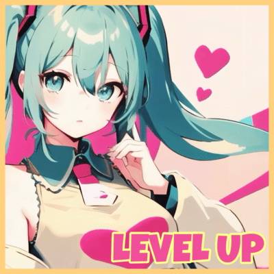 LEVEL UP (feat. HATSUNE MIKU) Front Cover