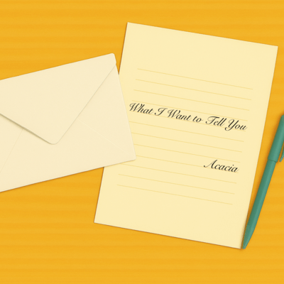 What I Want to Tell You Front Cover