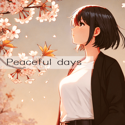 Peaceful days Front Cover