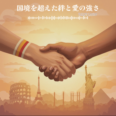 The strength of a bond and love that transcends borders. (REDPINK@ remix) Front Cover