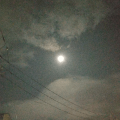 waning moon Front Cover