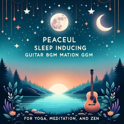 Sleeping healing sleep introduction guitar BGM Yoga, meditation, music collection that goes well with Zen Front Cover
