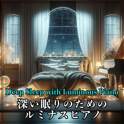 Luminous piano for deep sleep: soothing melody Front Cover