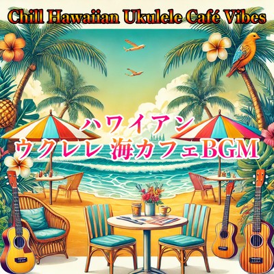 夏のリゾート気分!ハワイアン ウクレレ 海カフェBGM – 癒しとリラックスの音楽集のジャケット写真
