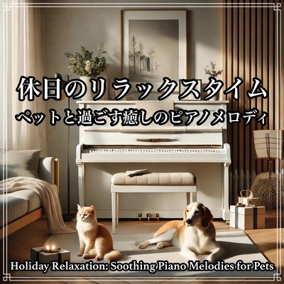 Relaxing time on holidays - Healing piano melody to spend time with your pet Front Cover