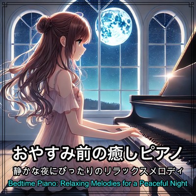 Soothing piano before bedtime: A relaxing melody perfect for a quiet night Front Cover