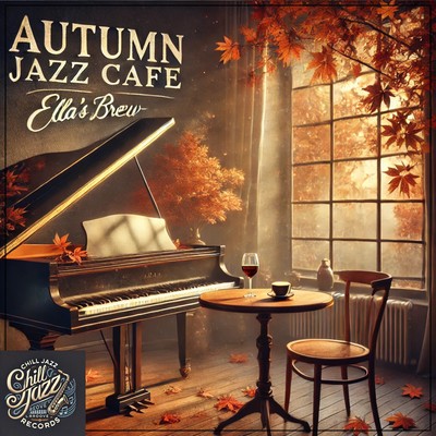 Autumn Jazz Café Elegant autumn piano time Front Cover