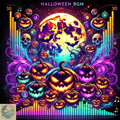 Spooky BGM perfect for Halloween night - Enjoy spooky moments with relaxing and mysterious music Front Cover