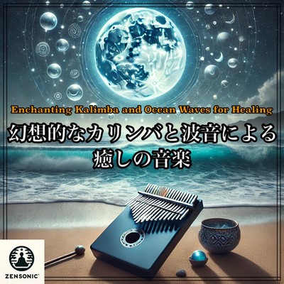 Healing music with fantastic kalimba and wave sounds: perfect healing sounds for yoga, meditation, zen, and deep sleep Front Cover