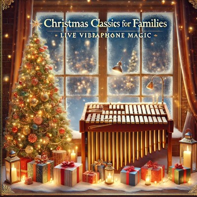 A collection of Christmas masterpieces that parents and children can enjoy. Healing holiday BGM played by a professional vibraphonist. Front Cover