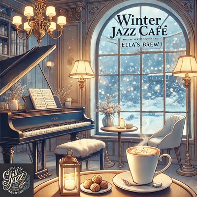 Winter Jazz Café Warm piano jazz Front Cover
