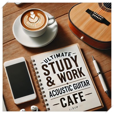 Ultimate Study & Work Acoustic Guitar Café - Must listen for prospective students! Stylish cafe BGM that increases concentration Chill-out guitar music perfect for studying, working, and relaxing time Front Cover