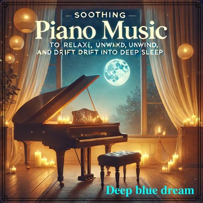 Relaxing piano music for soothing the soul and healing fatigue, guiding you towards deep sleep Front Cover