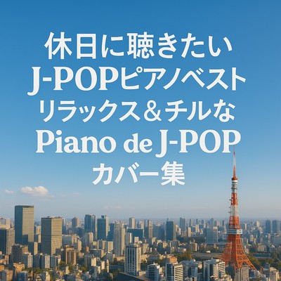 休日に聴きたいJ-POPピアノベスト!リラックス&チルな Piano de J-POP カバー集のジャケット写真