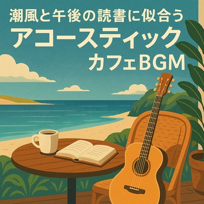 潮風と午後の読書に似合うアコースティックカフェBGMのジャケット写真