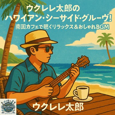 Ukulele Taro's Hawaiian Seaside Groove! Relaxing & Stylish BGM to Listen to in a Tropical Cafe Front Cover