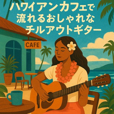 Hawaiian Café Vibes - Chillout Guitar Front Cover