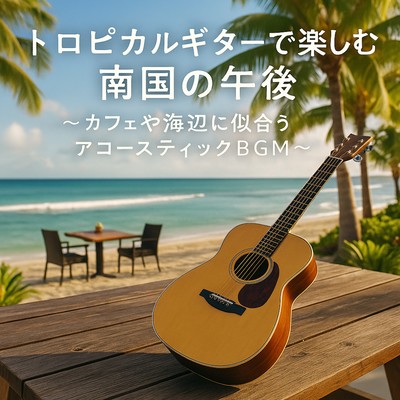 トロピカルギターで楽しむ南国の午後 - カフェや海辺に似合うアコースティックBGMのジャケット写真