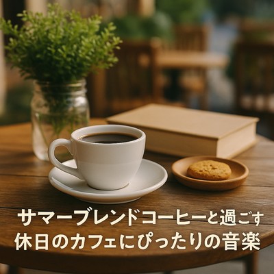 Chill Cafe Music for Holidays with a Summer Blend Coffee in Hand Front Cover