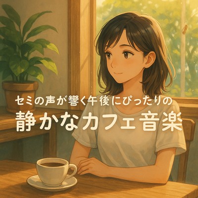 セミの声が響く午後にぴったりの静かなカフェ音楽のジャケット写真