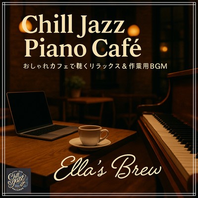 Chill Jazz Piano Café - Stylish Café Music for Relaxation & Work Background Music Front Cover