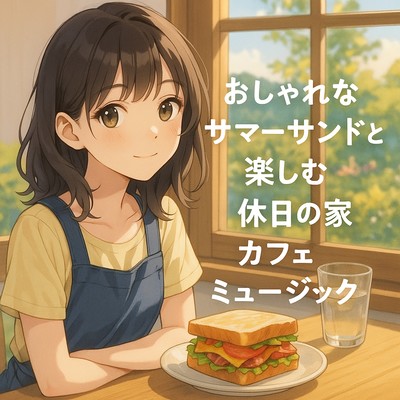 Home Cafe Music for Holidays with a Stylish Summer Sandwich Front Cover